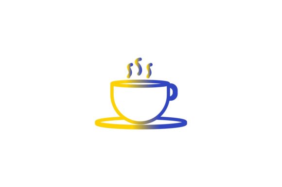 Business Icon Gradient a Cup of Coffee: Graphics & Icons