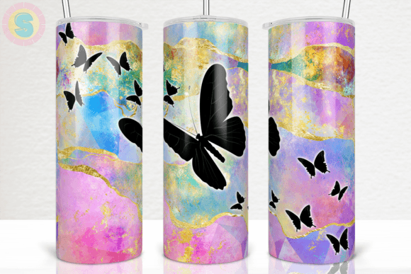 Butterfly Fire Opal 20Oz Tumbler Graphics for Crafts