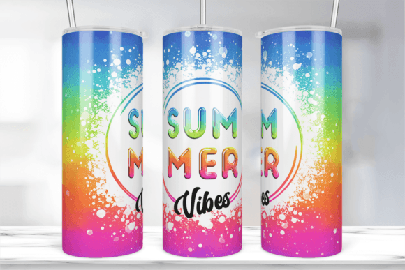 Colorful Summer Vibes Graphics for Crafts