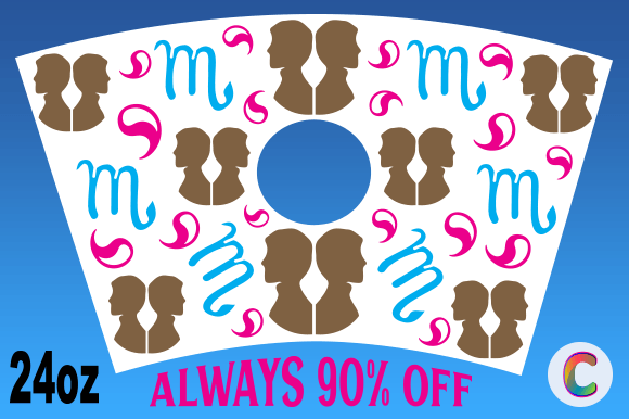 Horoscope Scorpio Cold Cup Graphics & Crafts