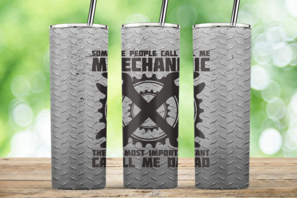 Mechanic Sublimation Tumbler Designs: Graphics for Crafts Sellers
