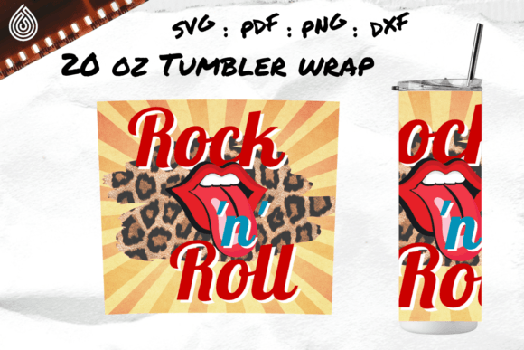 Rock and Roll Lips Graphics for Crafts