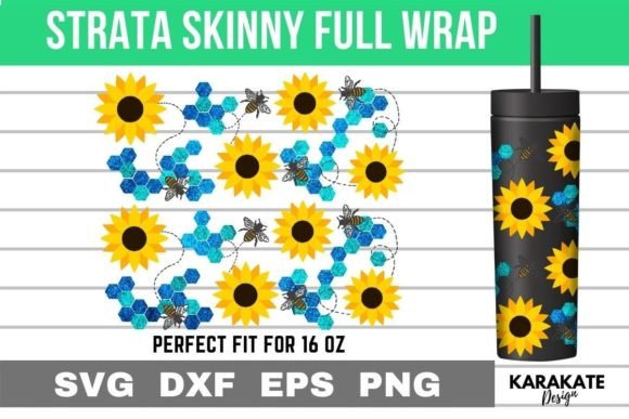 Sunflower Bee SVG: Graphics for Crafts & Content