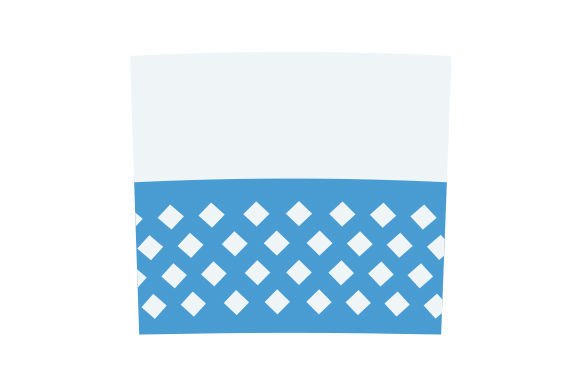 Tumbler Blue White Pattern, 20 Oz — Crafts & Cups Amp